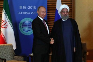 Президент России Владимир Путин встретился с главой Ирана Хасаном Рухани