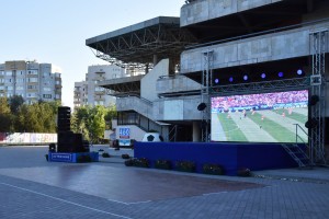 Астраханцы смогут увидеть футбольный матч Россия – Египет на большом экране в парке