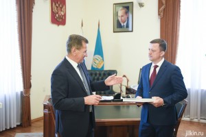 Глава Астраханской области встретился с новым руководителем ВКТУ Росрыболовства