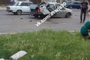 Два человека пострадали в ДТП с тремя авто в Астрахани