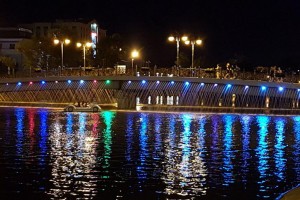 В Астрахани обновили светодиодную подсветку моста дружбы России и Азербайджана