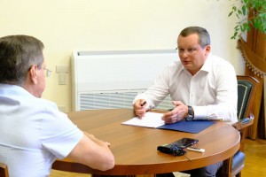 Игорь Мартынов рассказал губернатору о работе астраханской Думы по исполнению Послания Президента РФ