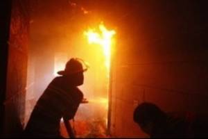 В Астраханской области женщина серьезно пострадала на пожаре