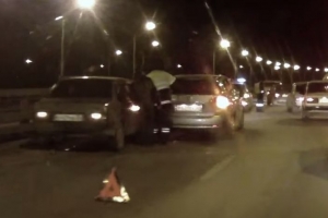 ДТП на трассе в сторону мкр. Бабаевского (видео)