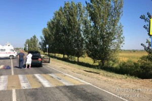 У «Астрахань 24» появилось видео смертельного ДТП, в котором погиб пешеход
