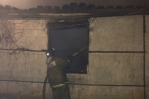 В Астраханской области на базе отдыха «Поплавок» произошёл пожар