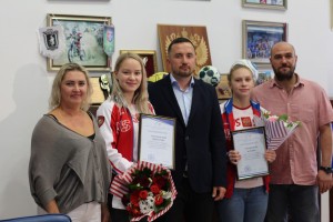 В Минспорта Астраханской области поблагодарили «золотых» спортсменок