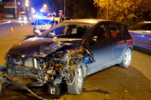 В Астрахани автоледи протаранила иномарку водителя из Белоруссии