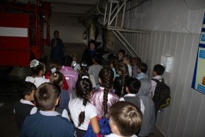 Открытый урок по ОБЖ в Астраханском учебном центре