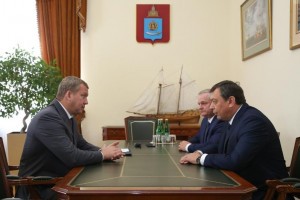 Сергей Морозов встретился с новым начальником регионального пограничного управления