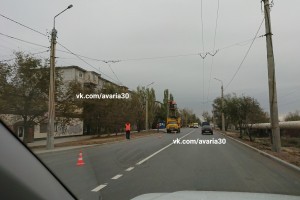 В Астрахани демонтируют троллейбусную линию