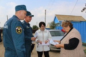 В Икрянинском районе Астраханской области прошёл профилактический  рейд в жилом секторе