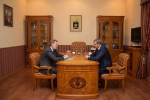 Врио губернатора Астраханской области встретился с гендиректором КТК Николаем Горбанем