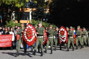В Астрахани минутой молчания почтили память бойцов 28-й Армии