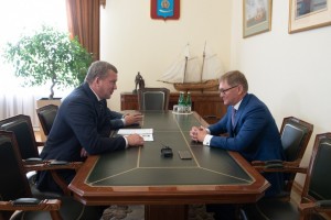 Сергей Морозов обсудил с Маратом Гараевым завершение реорганизации «Газпром добыча Астрахань»