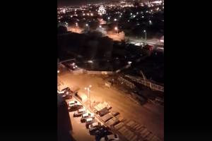 Кадры крупного пожара в Астрахани попали в Сеть