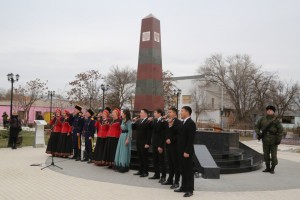Сергей Морозов принял участие в открытии памятника воинам-пограничникам в с Красный Яр