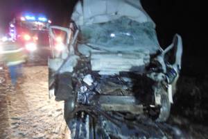 Астраханец погиб в фургоне, попавшим под тягач
