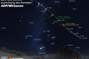 Астраханцы смогут увидеть комету Виртанена