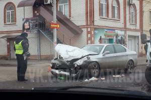 В Астрахани четыре пассажирки маршрутки пострадали в ДТП