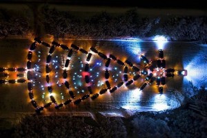 Астраханские водители хотят составить из машин огромную новогоднюю ёлку