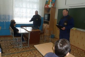 Инспекторы ГИМС по Черноярскому району провели урок безопасности