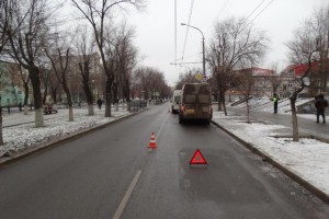 В Астрахани во время ДТП с двумя маршрутками пассажирка сломала нос