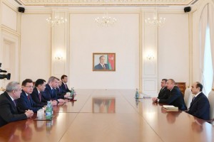 Врио губернатора Астраханской области Сергей Морозов встретился с президентом Азербайджана