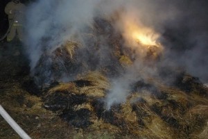 Ночью в Астраханской области курильщик спалил стога сена