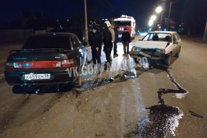 В Астрахани произошло лобовое ДТП