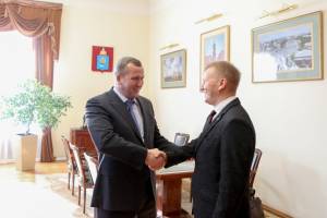 Глава Астраханской области встретился с руководителем регионального Союза журналистов
