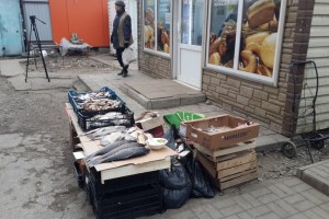 В Астрахани демонтировали несколько незаконных торговых точек на ул Яблочкова и Маркина