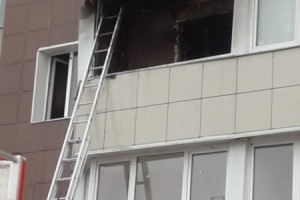 Двадцать пять человек спасены при пожаре в квартире на ул Бабаевского в Астрахани