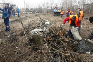 В Астрахани продолжают ликвидировать несанкционированные свалки