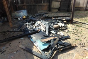 В Астраханской области горели мотороллер, хозпостройка и трансформаторная подстанция