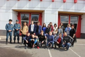 Харабалинские учащиеся посетили Главное управление МЧС России по Астраханской области