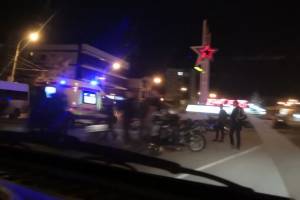 В Астрахани «Газель» сбила мотоциклиста