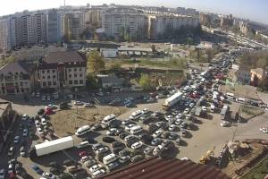 Астраханцы жалуются на огромную пробку в городе