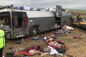 В аварии с участием автобуса в Казахстане погибли 11 человек