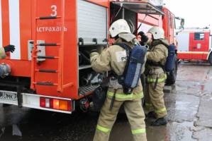 В Астрахани на Трусово на пожаре погиб человек