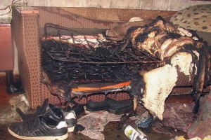 Жительница Астраханской области погибла при пожаре из-за курения в постели