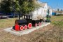 В Астрахани на станции Кутум установили миниатюрный паровоз