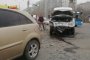 В Астрахани из-за аварии на дороге пострадали три пассажирки маршрутки