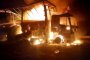 Ночью в Астраханской области сгорел в степи грузовик с хлопком
