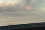 На трассе Астрахань - Аксарайск горит камыш