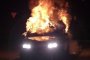 В Астрахани автомобиль загорелся на ходу. Пострадал водитель