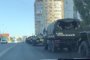 По Астрахани прошла колонна БТР и грузовиков