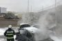 В горящем такси на улСофьи Перовской в Астрахани могли сгореть люди